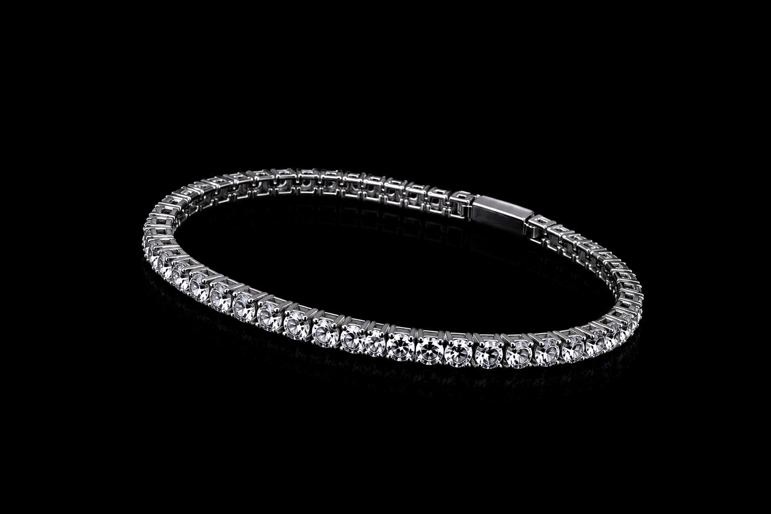 Silver Tennis Bracelet