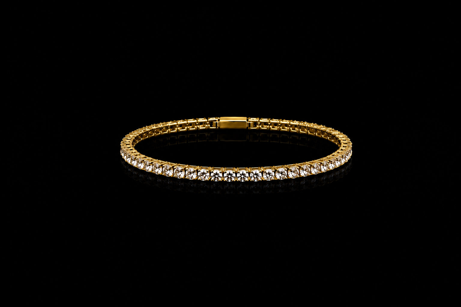 Gold Tennis Bracelet